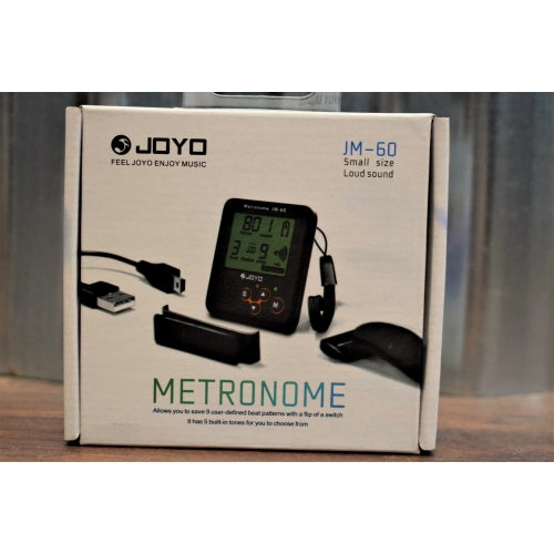 JOYO JM-60 Mini Portable Rechargeable Clip-on Electronic Digital Metronome