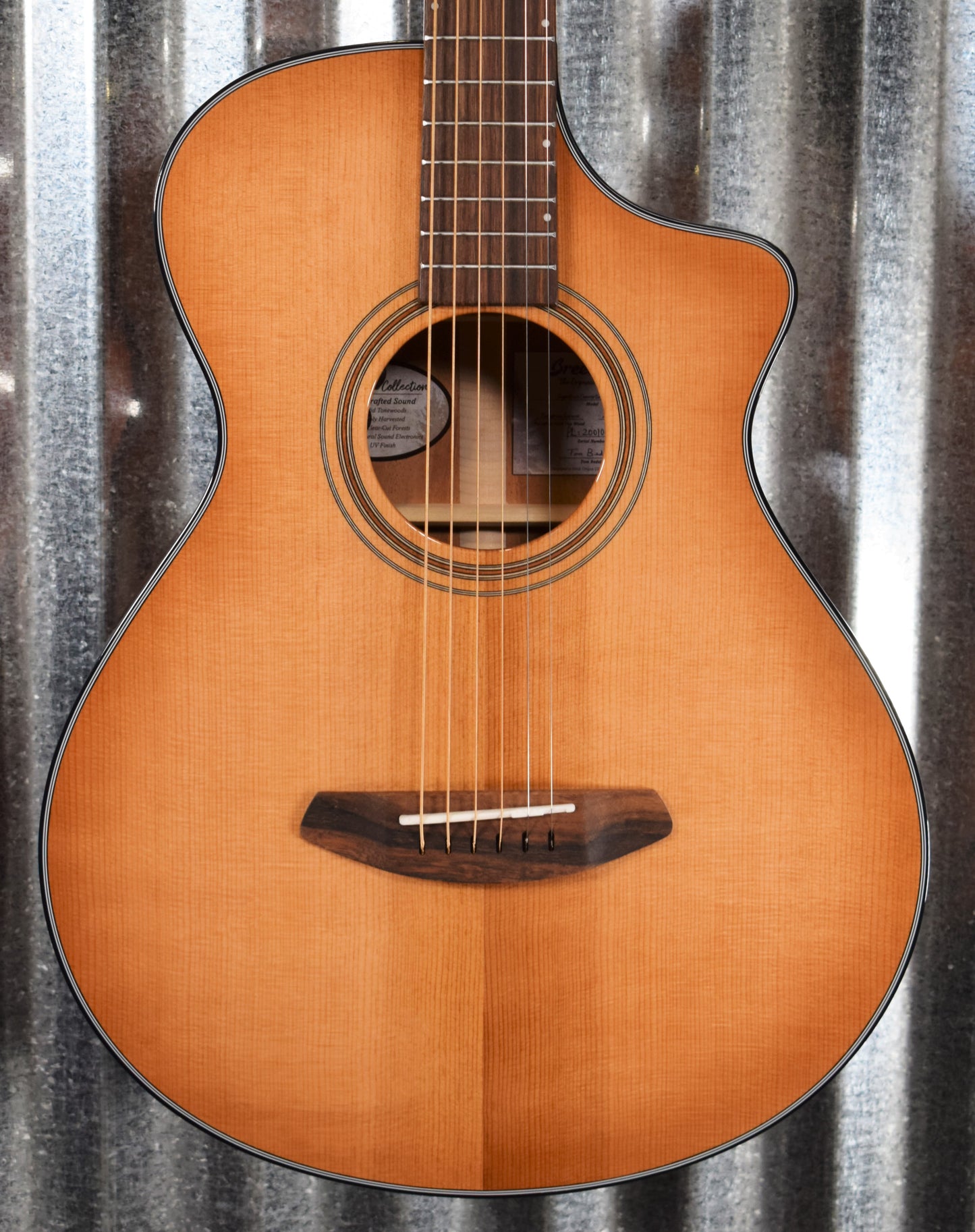 Breedlove Organic Signature Concertina Copper CE Torrefied Acoustic Electric Guitar & Bag #4347