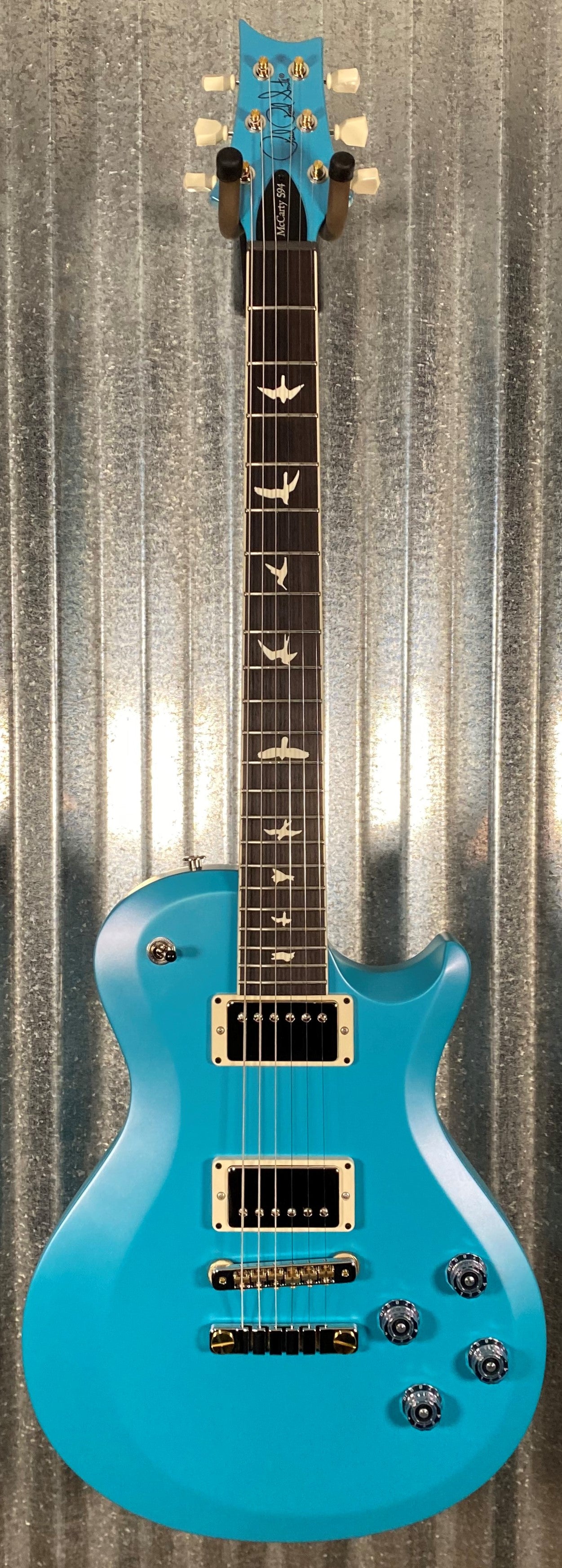 PRS Paul Reed Smith USA S2 Singlecut McCarty 594 Metallic Blue Satin Guitar & Bag #8492