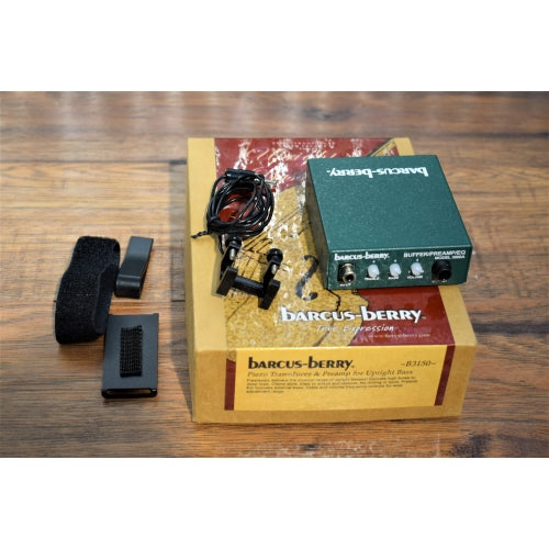 Barcus Berry B3150 Bass Piezo Transducer Pickup & Preamp System Used
