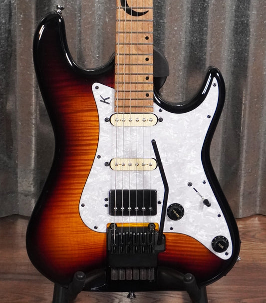 Kiesel Guitars Delos HD6X Headless Classic Sunburst Guitar & Bag #7527 Used