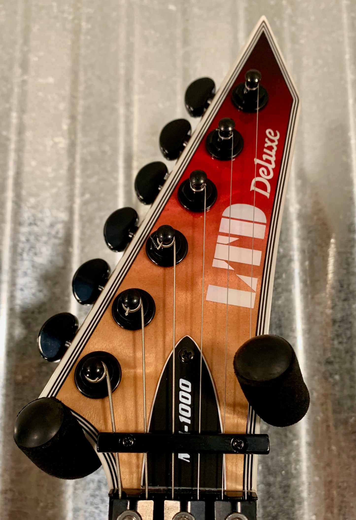 ESP LTD MH-1000 Quilt Top Black Cherry Fade Guitar LMH1000HSQMBCHFD #1418