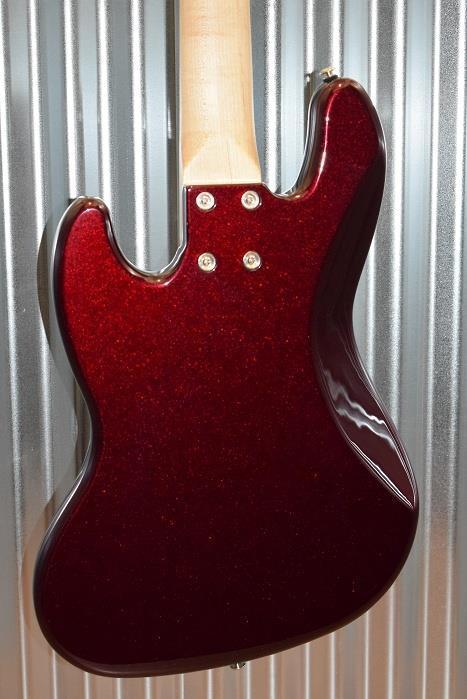 G&L Guitars USA JB-5 5 String Jazz Bass JB Ruby Red Metallic & Case 2017 #8999