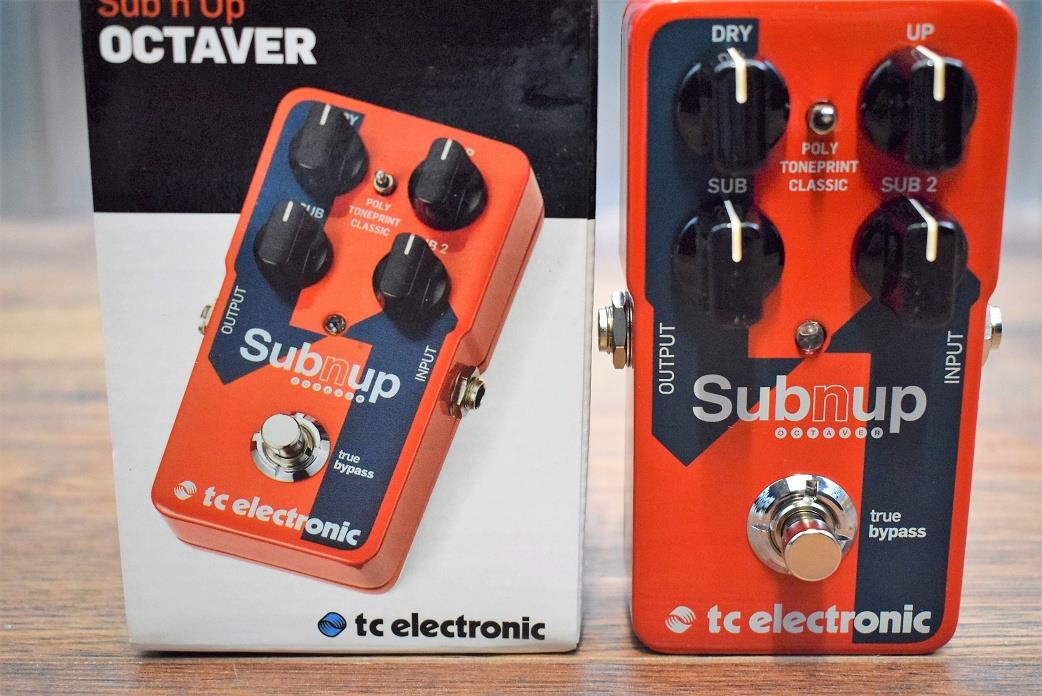 TC Electronic Sub 'N' Up Polyphonic Octave Tone Print Guitar Effect Pedal