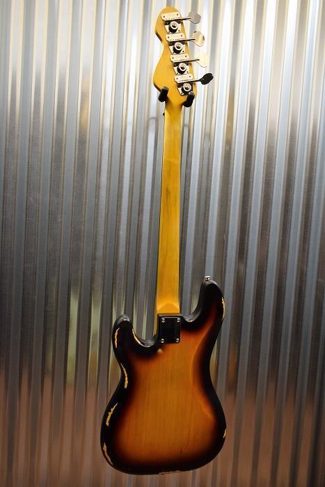 Vintage Icon V4MR Vintage Modern Relic Sunset Sunburst 4 String Bass & Case #304