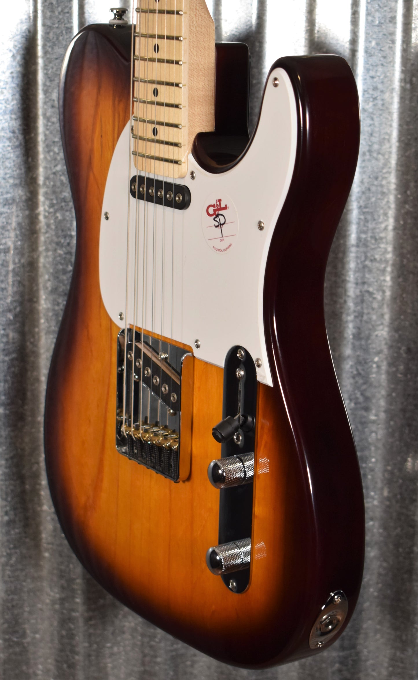 G&L Tribute ASAT Classic 3 Tone Sunburst Guitar #2802 Used