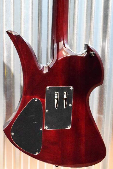 BC Rich MK7 Mockingbird Transparent Black Cherry Guitar & B.C. Gig Bag #681