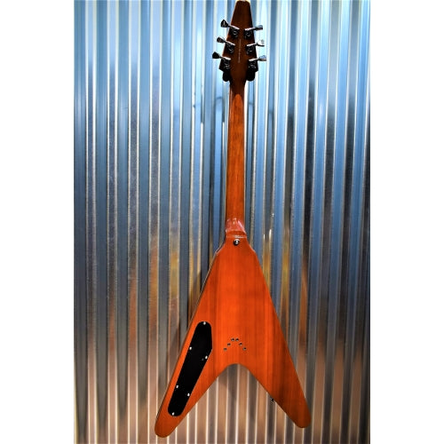 Hamer Vector Mahogany Flying V Cherry Sunburst Electric Guitar & Bag #1606