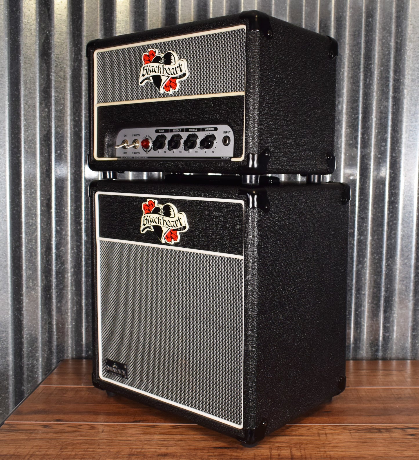 Blackheart Little Giant BH5H 5 Watt Tube Guitar Amplifier Head & BH110 Cabinet Used