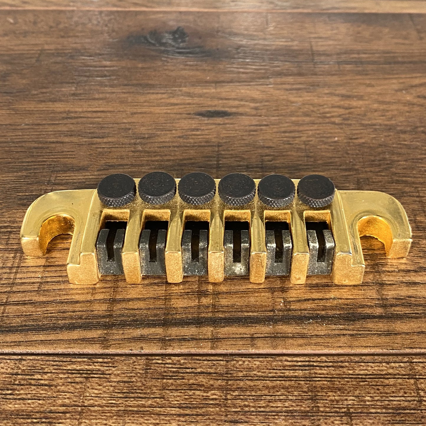 Gibson TP-6 Fine Tuning Guitar Stopbar Tailpiece Direct Replacement Gold Used