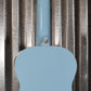 Ortega RGA-SKY Gaucho Nylon String Parlor Guitar Sky Blue Guitar & Bag #0094