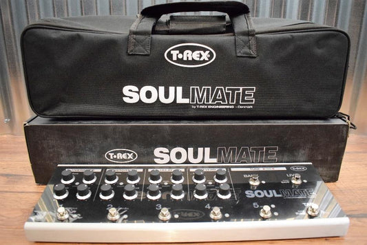 T-Rex Soulmate Reverb Overdrive Delay Tuner Guitar Effect Pedal Board #10