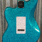 G&L USA Doheny Turquoise Metal Flake Guitar & Case #6225