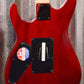 ESP LTD M-200FM See Thru Red Flame Top Guitar LM200FMSTR #0329