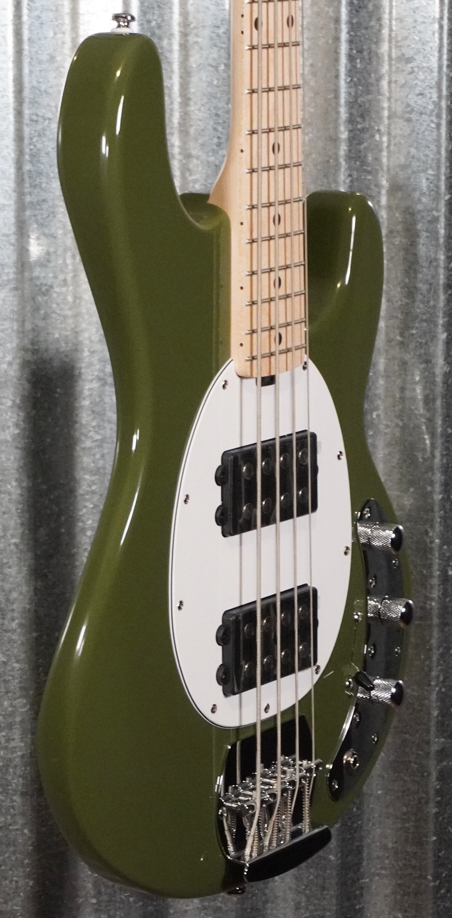 Sterling by Music Man Stingray HH 4 String Bass Olive RAY4HH-OLV-M1 #6553