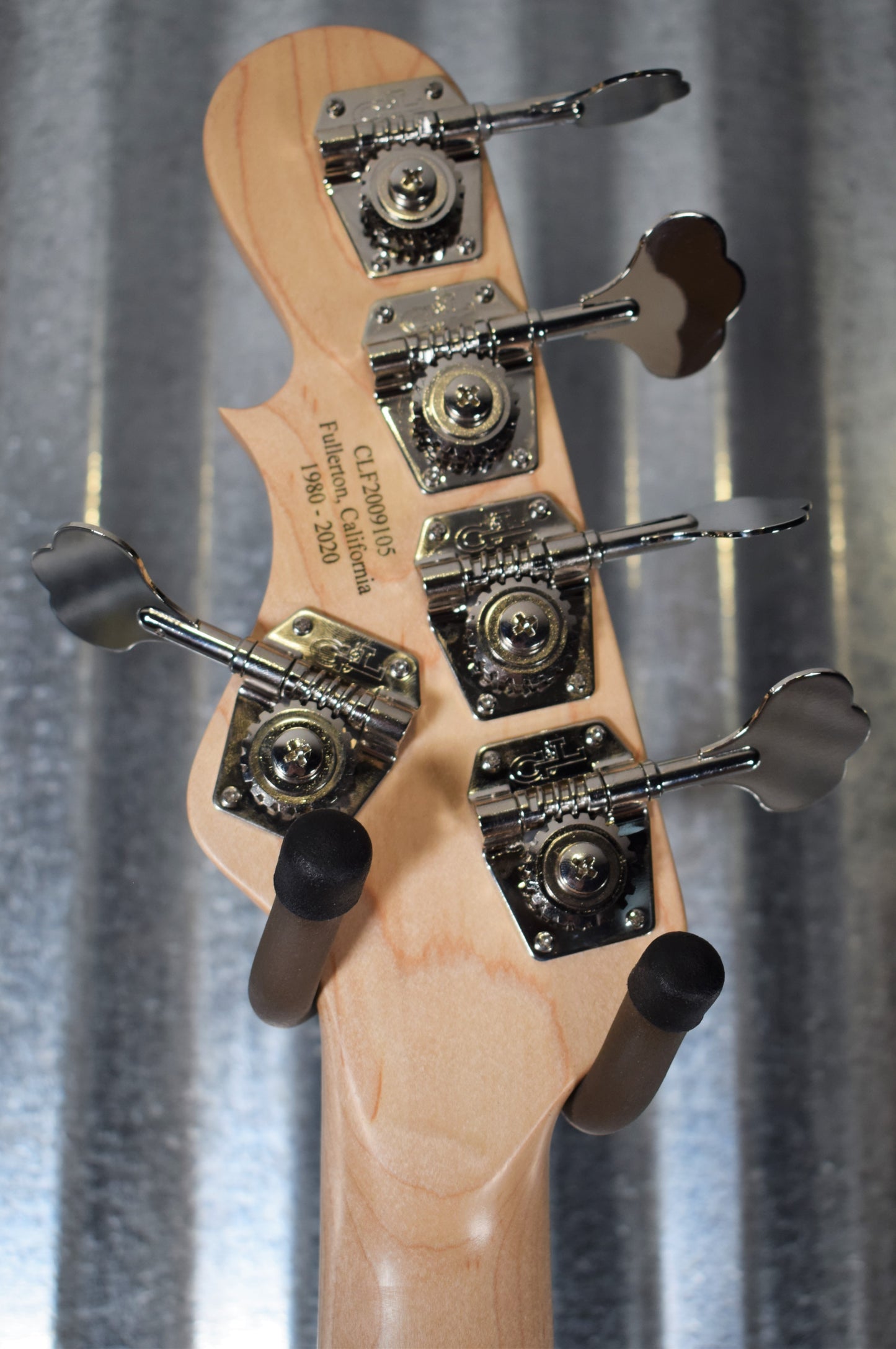 G&L USA Fullerton Kiloton 5 String Bass Silver Metallic & Case #9105