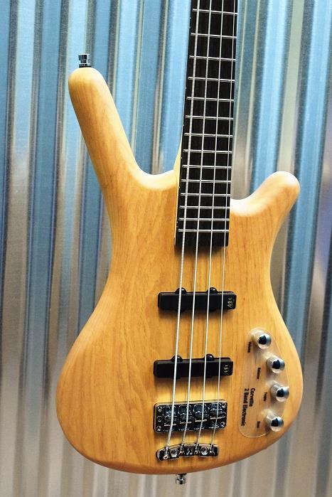Warwick RockBass Corvette Basic Active 4 String Bass Natural & Case #5616