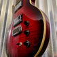 Hamer Archtop Flame Dark Cherry Wilkinson Tremolo Guitar SATFW-DCB #1101
