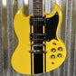 Westcreek Racer Offset SG Yellow Solid Body Guitar #0068 Used