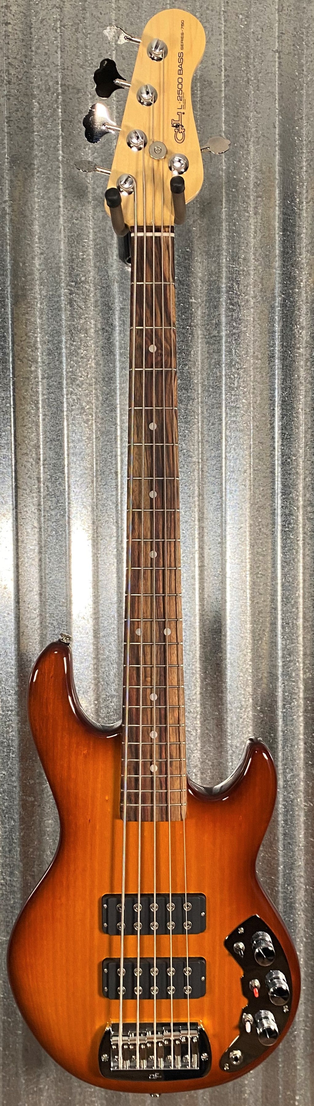 G&L USA CLF L-2500 S750 Old School Tobacco Sunburst 5 String Bass & Ca –  Specialty Traders