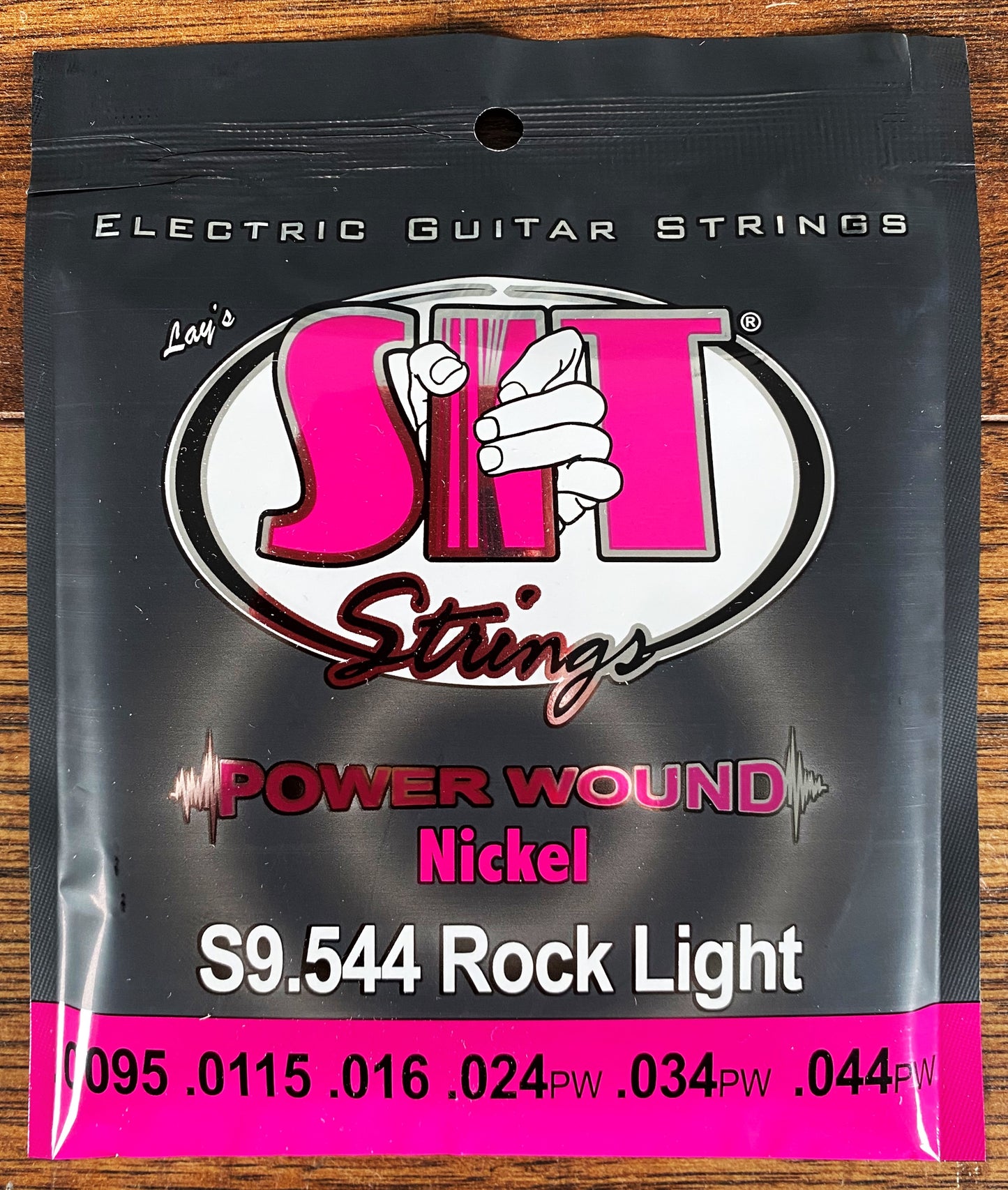 SIT Strings S9544 Power Wound Nickle Rock Light Guitar String Set 3 Pack
