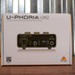 Behringer UM2 2x2 Two Channel USB Microphone Line Audio and Midi Computer Recording Interface