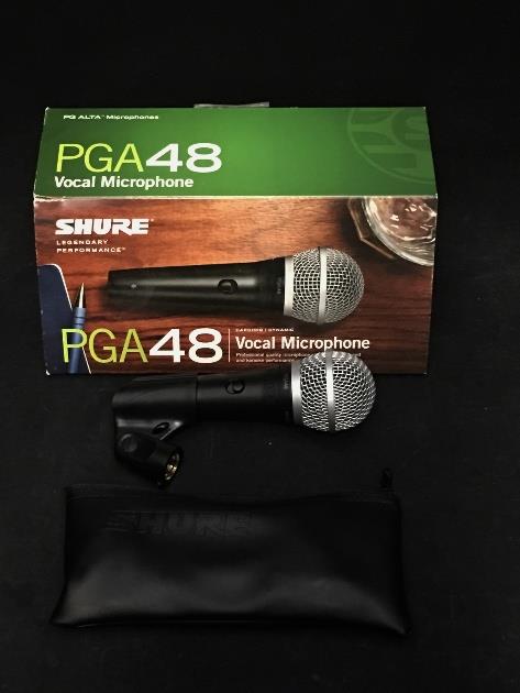 Shure PGA48-LC Cardioid Dynamic Vocal Microphone *