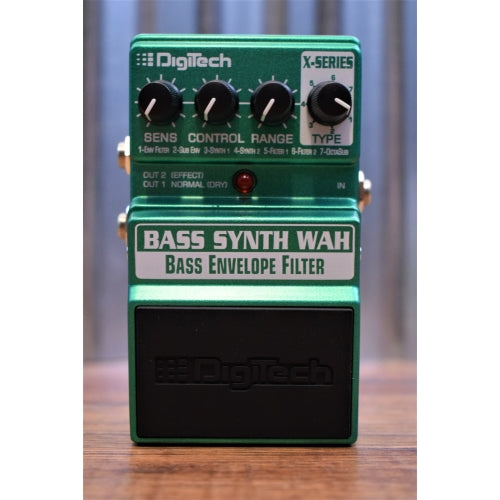 Digitech X Series Bass Synth Wah Envelope Filter Effect Pedal Demo