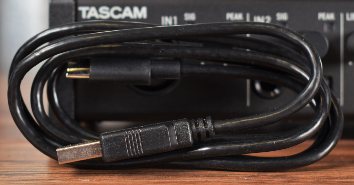 Tascam US-1X2HR 1x2 USB Audio Recording Interface