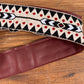 Levy's MGJ-003 2" Jacquard Weave Guitar Strap Black Red
