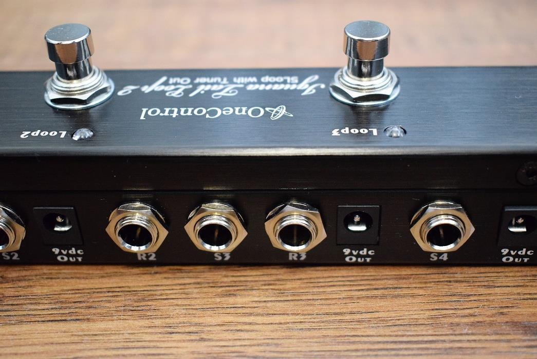 tuner pedal in effects loop One Control Iguana Tail Loop 2 Five Effect Loop Switcher & Power Distr – Specialty Traders