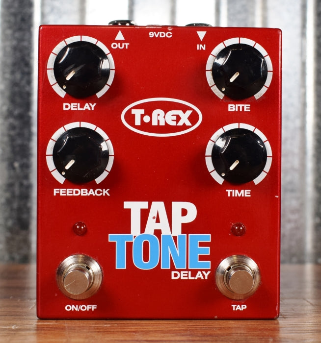 T-Rex Engineering Tap Tone Tap Tempo Delay Guitar Effects Pedal Demo Used