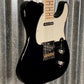 G&L USA ASAT Classic Jet Black Guitar & Bag #3002 Used