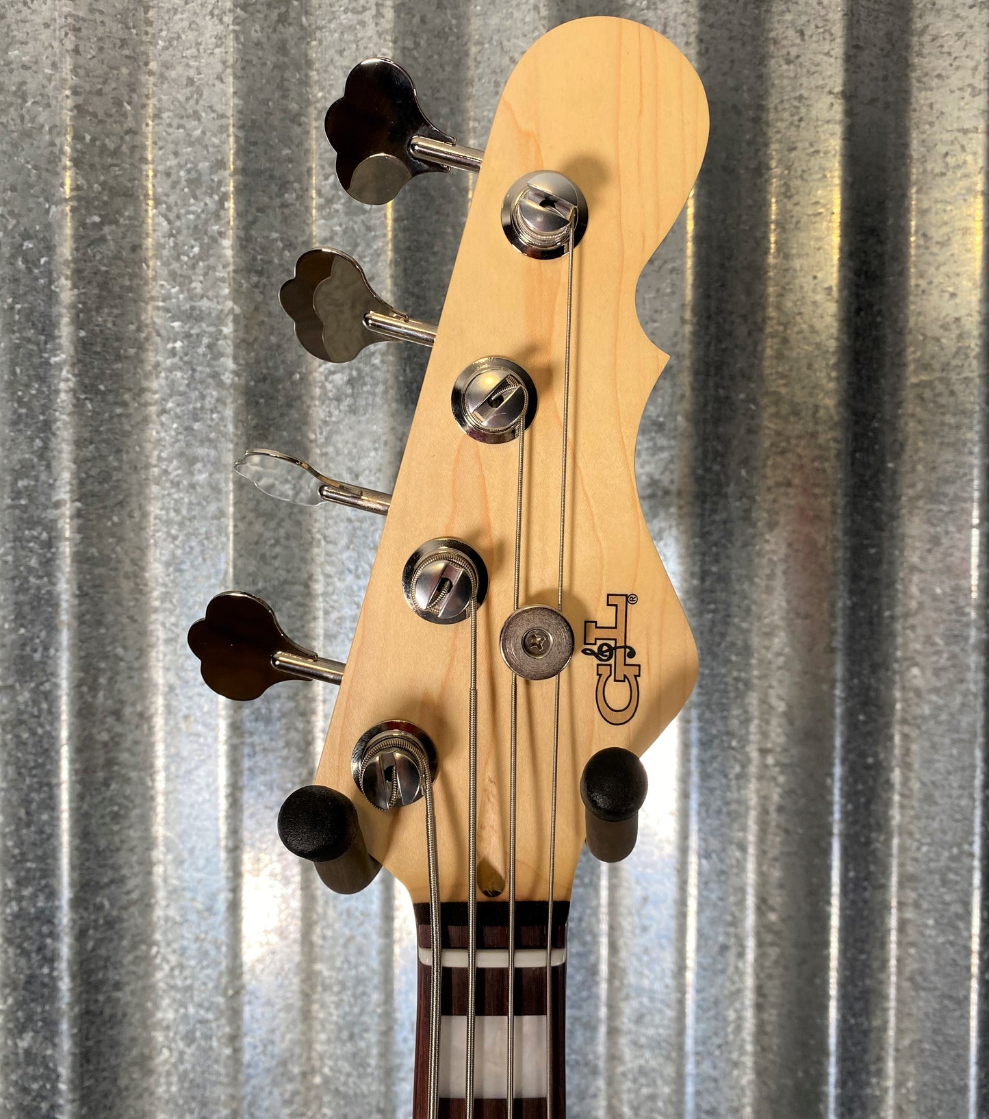 G&L USA Kiloton Jet Black Frost 4 String Bass & Bag #5180 Used