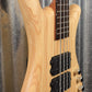 Warwick German Pro Series Corvette $$ Double Buck Natural 4 String Bass & Bag #6419