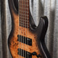 ESP LTD D-5 Black Natural Burst Satin 5 String Bass LD5BPBLKNBS #0994
