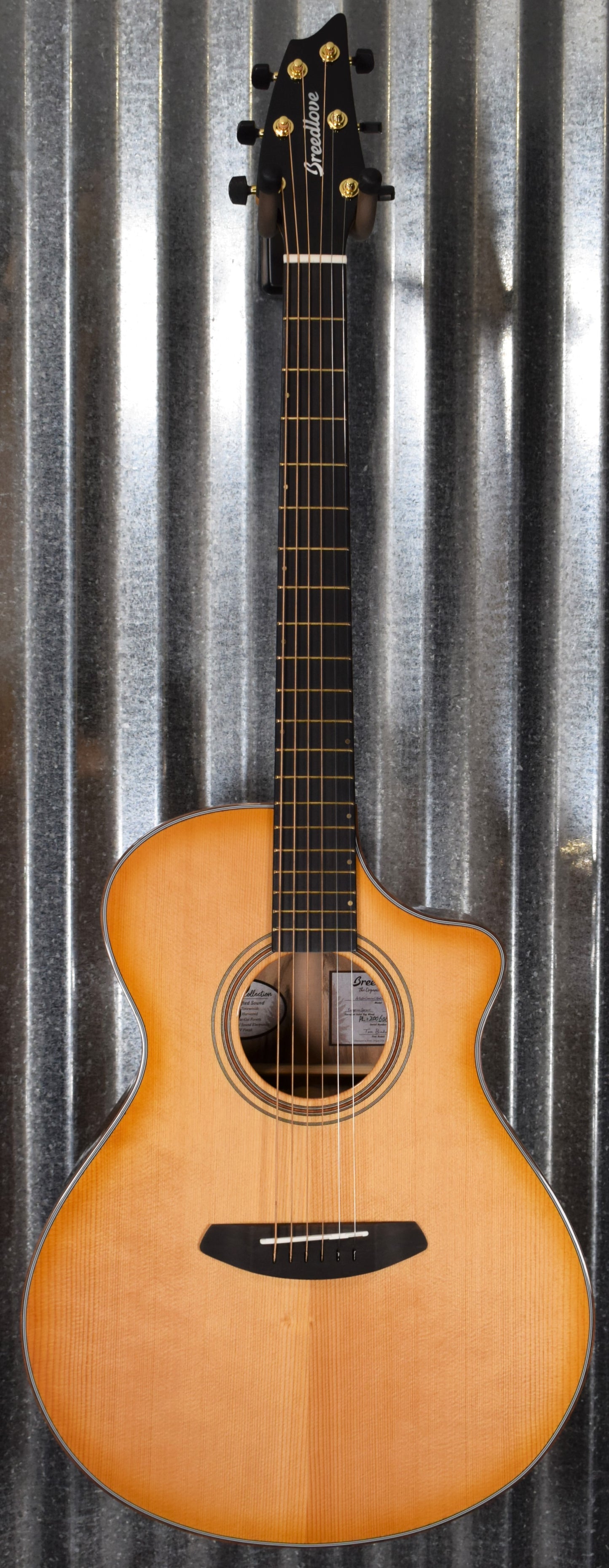 Breedlove Artista Concert Natural Shadow CE Myrtlewood Acoustic Electric Guitar B Stock #8867