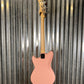 G&L USA Fallout Bass Shell Pink 4 String Short Scale Bass & Bag #6179 Used