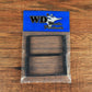 WD Music Products HMRB Slanted Black Plastic 1 High, 1 Low Pickup Mounting Ring Set For Guitar Humbuckers