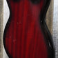 Teisco Prestige Vintage Japan Guitar Dark Cherry Burst Used