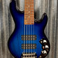 G&L USA CLF L-2500 S750 Blueburst 5 String Bass & Case #0220