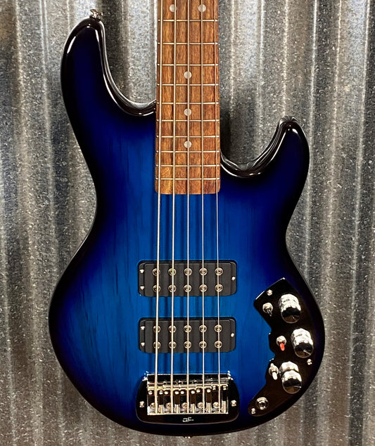 G&L USA CLF L-2500 S750 Blueburst 5 String Bass & Case #0220