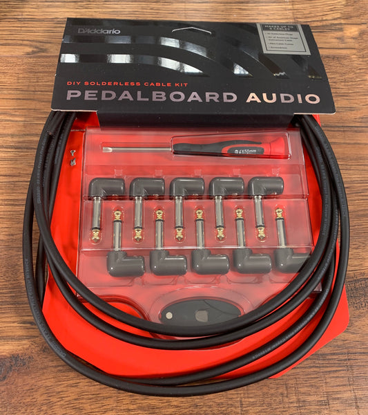 D'Addario Planet Waves PW-GPKIT-10 CS Guitar Effect Pedalboard Patch Cable Kit