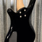 Warwick RockBass Corvette Basic Black Active Short Scale 4 String Bass & Bag #9321
