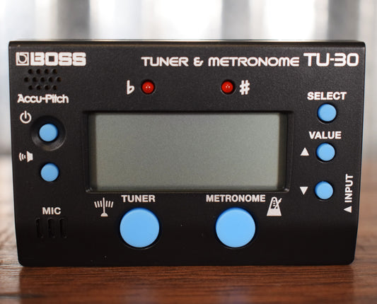Boss TU-30 Tuner & Metronome Guitar & Bass