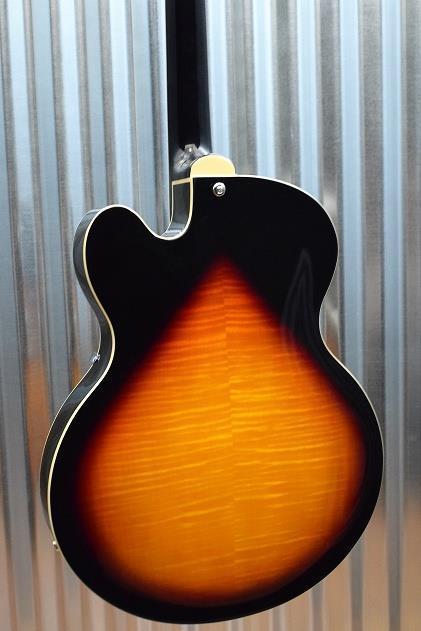 Hagstrom HJ-800 HJ800-3SB Hollow Body Guitar 3 Tone Sunburst #276