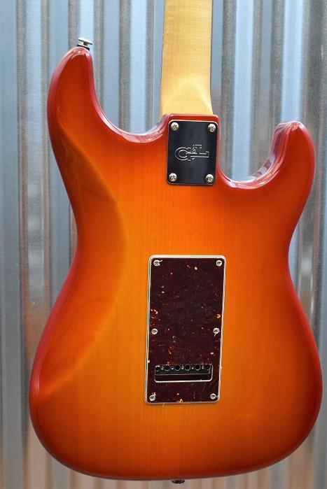 G&L Guitars USA Legacy Cherryburst Left Hand Electric Guitar & Case #8530