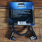 Warwick Rockboard Flat Patch MIDI Cable 23.62" Black 3 Pack MIDI 60 BK 3PK