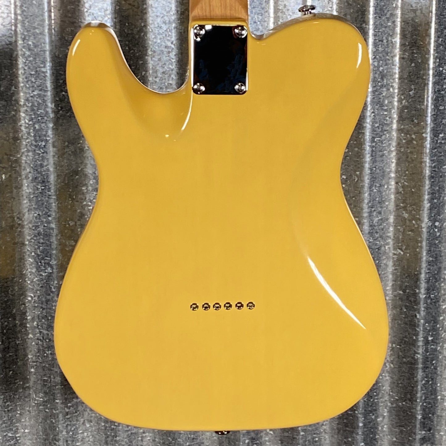 Musi Virgo Classic Telecaster Empire Yellow Guitar #0455 Used