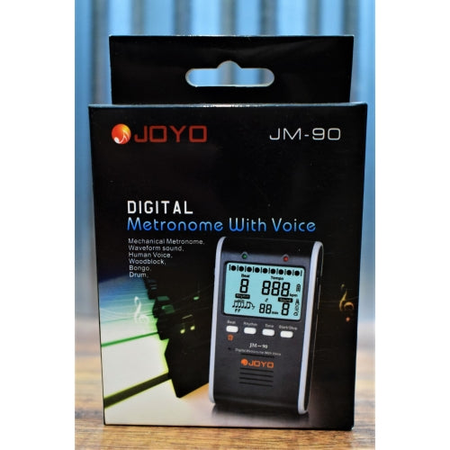 JOYO JM-90 Digital Metronome with different voices, rhythm patterns and beats
